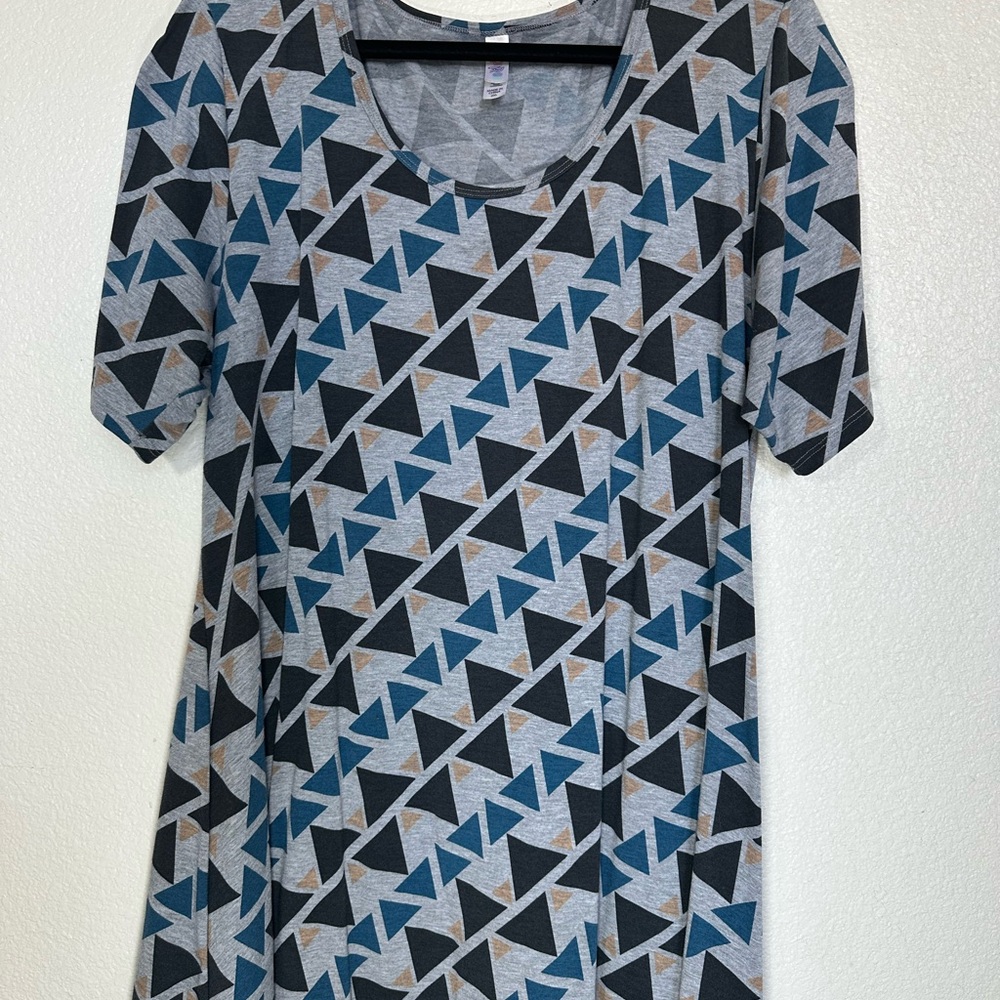 Lularoe Perfect Tee Geometric Patterned - image 1